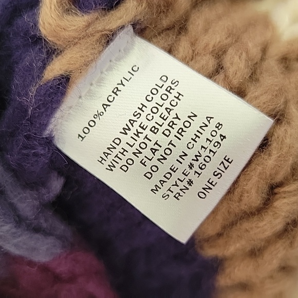 💗 THE PORTER COLLECTIVE Enya Cardigan Stripe Sweater Pockets Multi-Color OS New - Picture 9 of 12